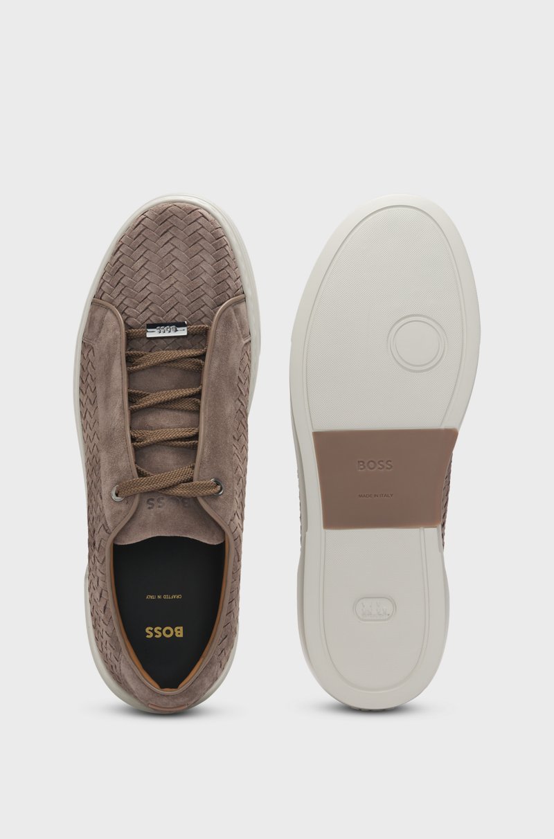 Hugo Boss Deportivas Gary De Ante Tejido Con Cordones Ocultos