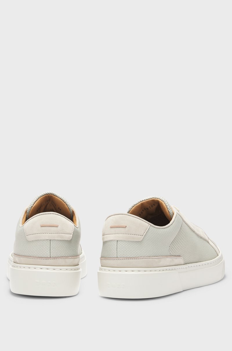 Hugo Boss Deportivas Gary De Caña Baja Con Empeines De Punto Transpirable