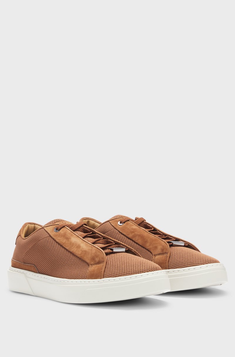 Hugo Boss Deportivas Gary de caña baja con empeines de punto transpirable