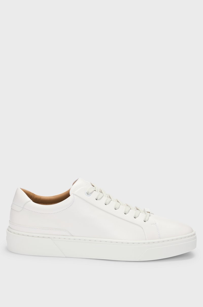 Hugo Boss Deportivas Gary De Caña Baja En Piel Con Cordones De La Marca