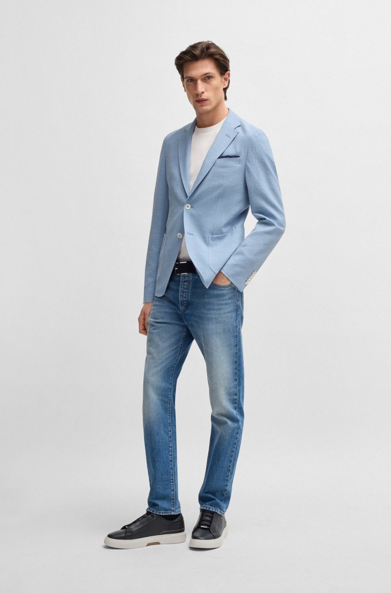 Hugo Boss Deportivas Gary De Piel Bruñida Con Cordones Ocultos