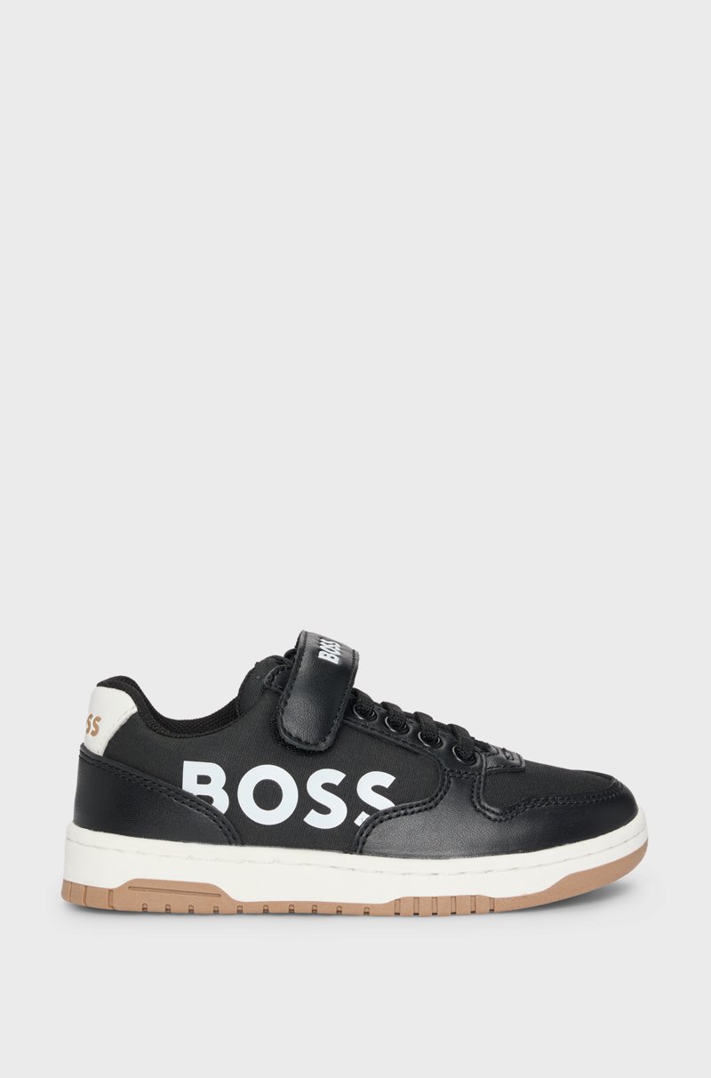 Hugo Boss Deportivas para niños en mezcla de materiales con detalles de logos