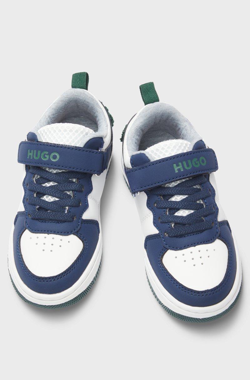 Hugo Boss Deportivas Para Niños En Mezcla De Materiales Con Lengüeta De Malla