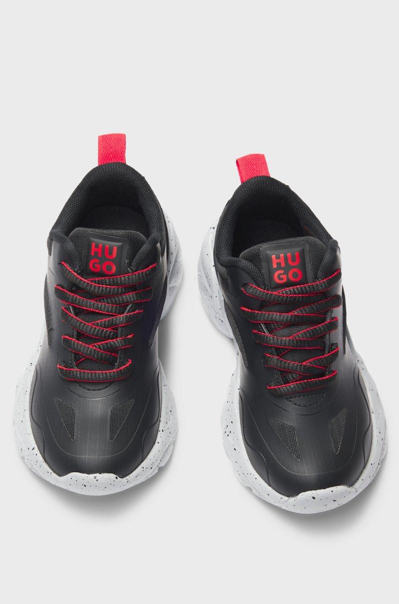 Hugo Boss Deportivas Para Niños En Tejido Antidesgarros Y Nobuk Sintético