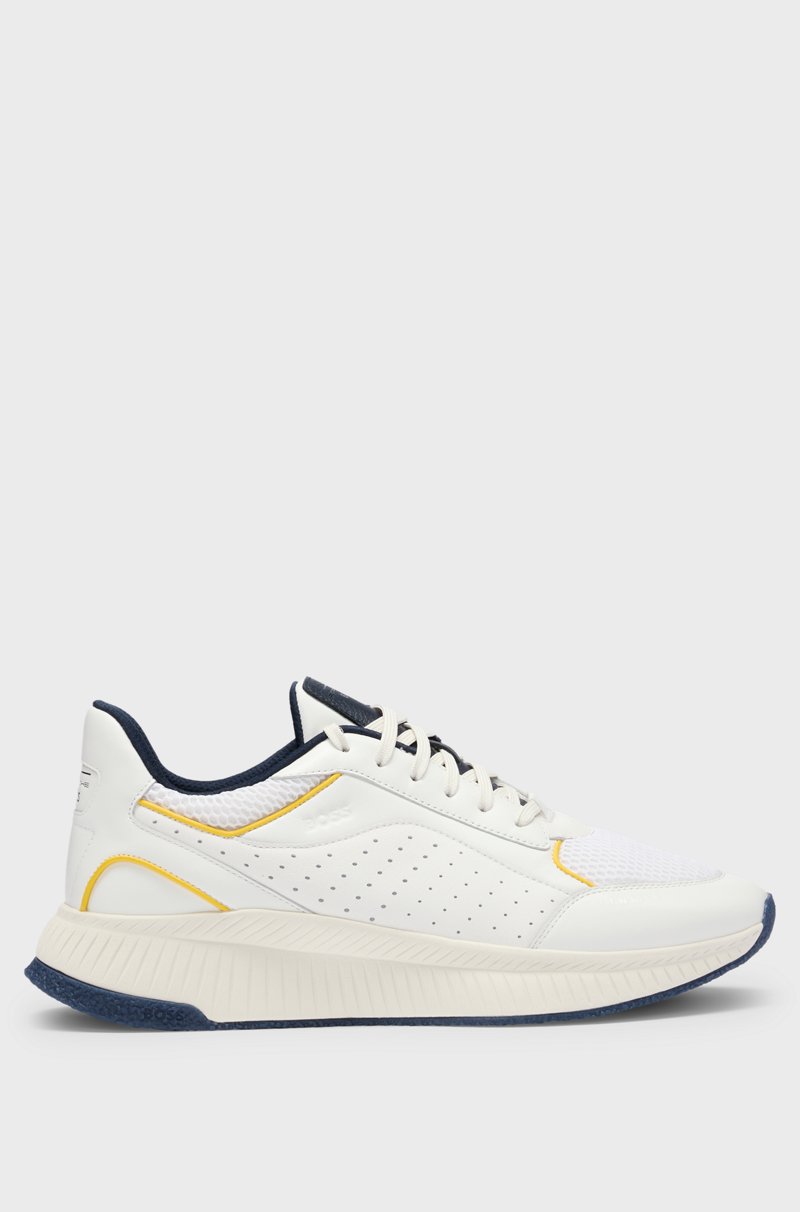 Hugo Boss Deportivas Porsche X BOSS De Piel Calada Con Suela Estriada