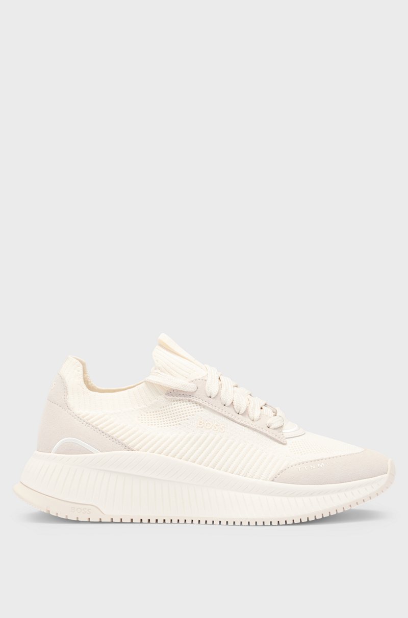 Hugo Boss Deportivas TTNM EVO Con Empeines De Punto Y Detalles De Ante