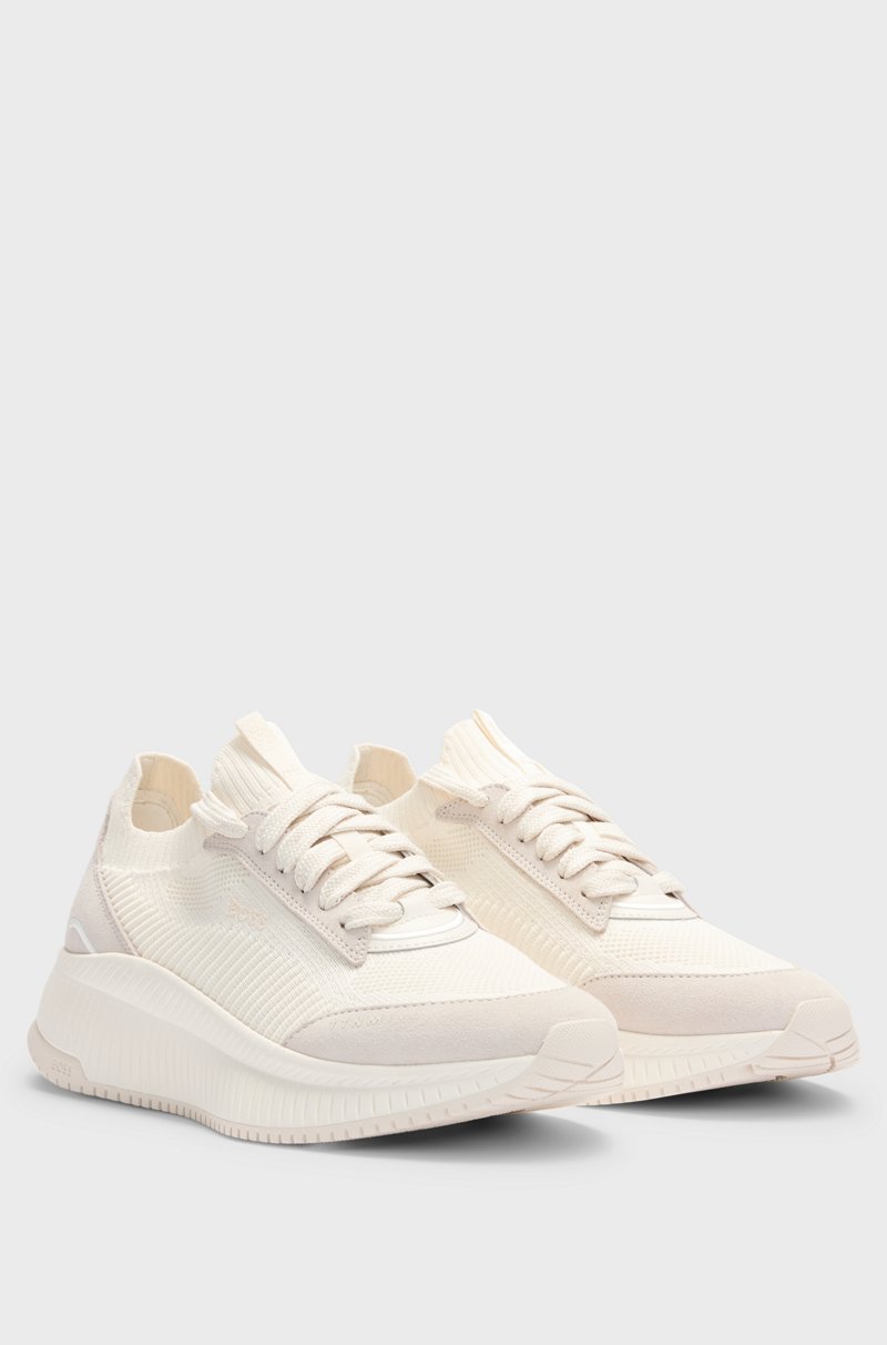 Hugo Boss Deportivas TTNM EVO con empeines de punto y detalles de ante