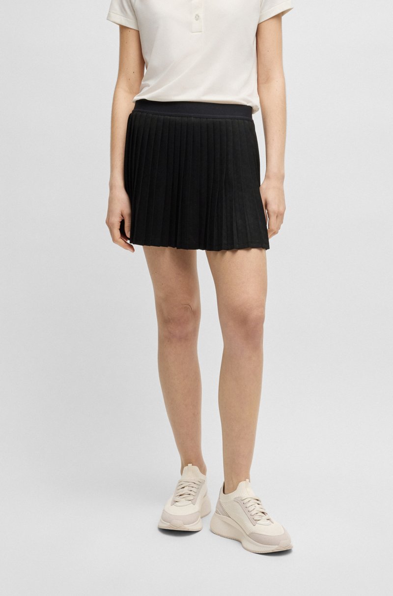 Hugo Boss Falda deportiva en punto con monograma en jacquard