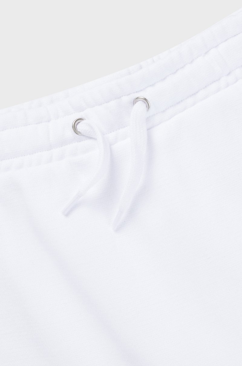 Hugo Boss Falda Para Niñas En Algodón Con Logos Grabados En Los Botones Automáticos