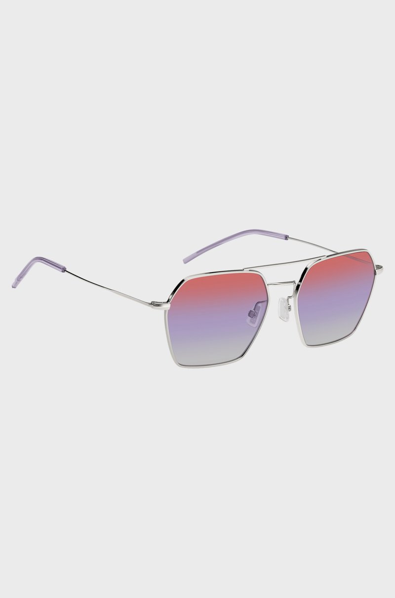 Hugo Boss Gafas De Sol Con Doble Puente Y Lentes Multicolor
