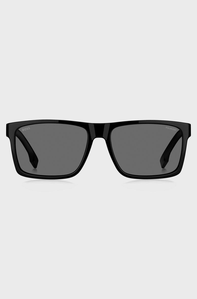 Hugo Boss Gafas De Sol Con Logo Grabado En Acetato Negro