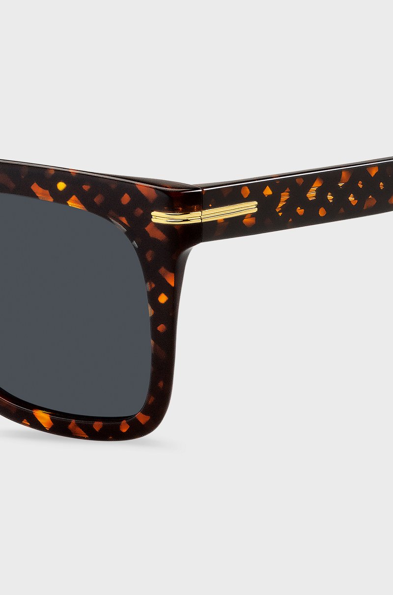 Hugo Boss Gafas De Sol Con Monograma Estampado Y Componentes Metálicos Dorados