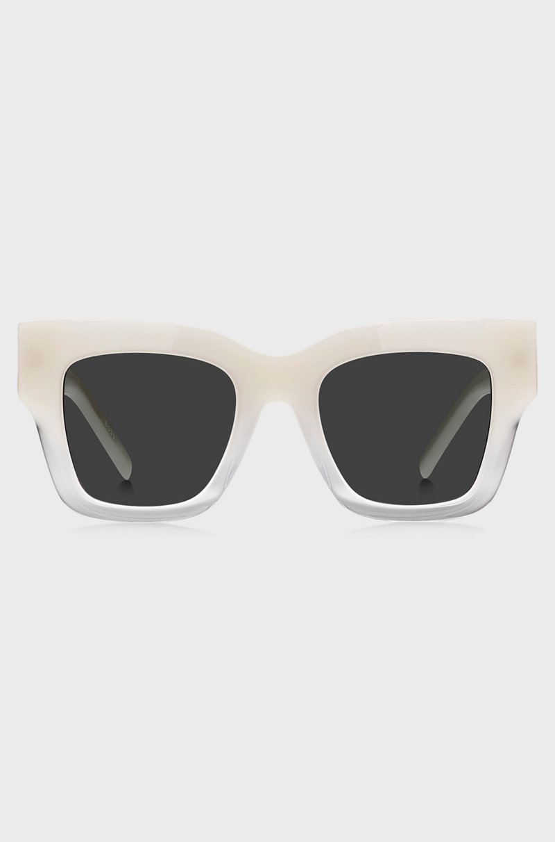 Hugo Boss Gafas De Sol De Acetato En Tono Opalino Con Herrajes De La Marca