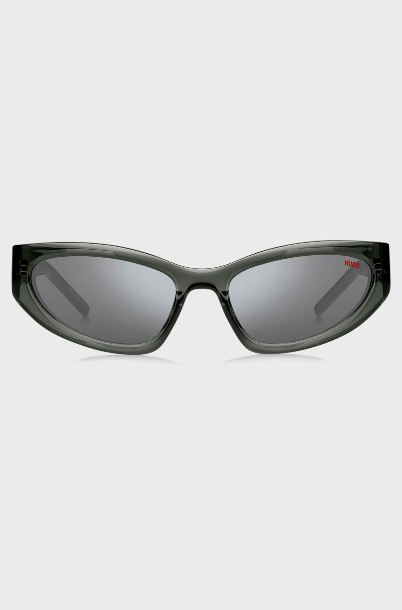 Hugo Boss Gafas De Sol De Acetato Gris Con Monograma En 3D