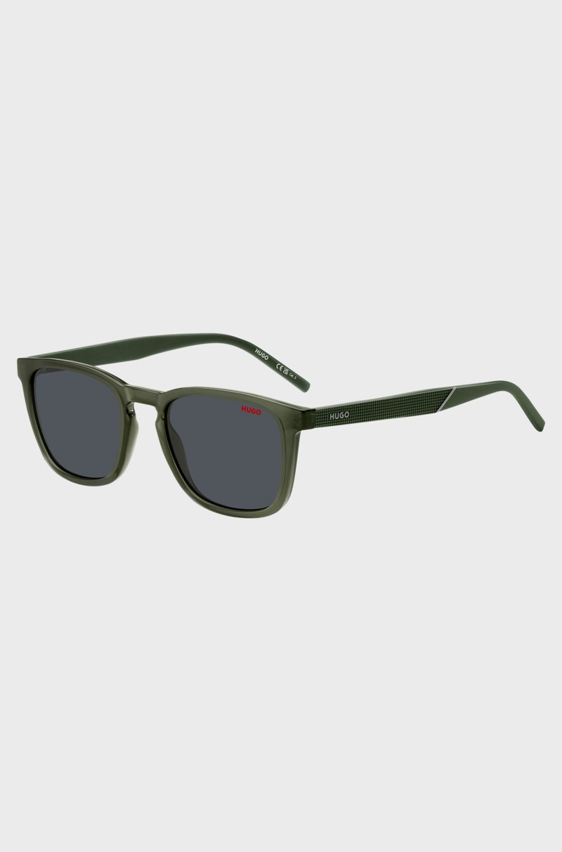 Hugo Boss Gafas De Sol Verdes Con Patillas Estampadas