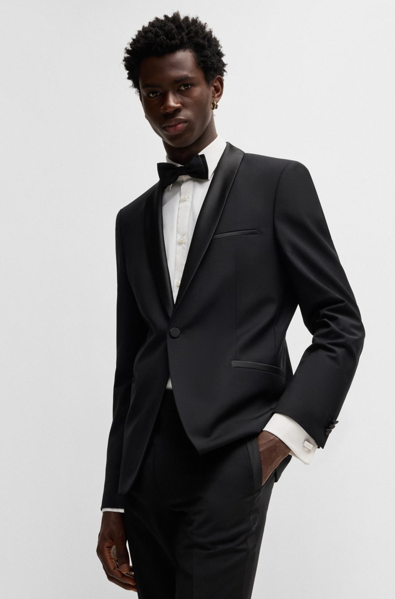 Hugo Boss Gemelos En Latón Pulido Con Logo Y Detalles En Rojo