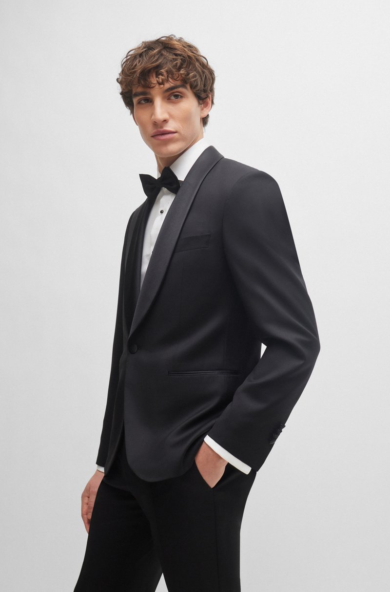 Hugo Boss Gemelos Redondos Con Aplique De Esmalte Y Logo Grabado