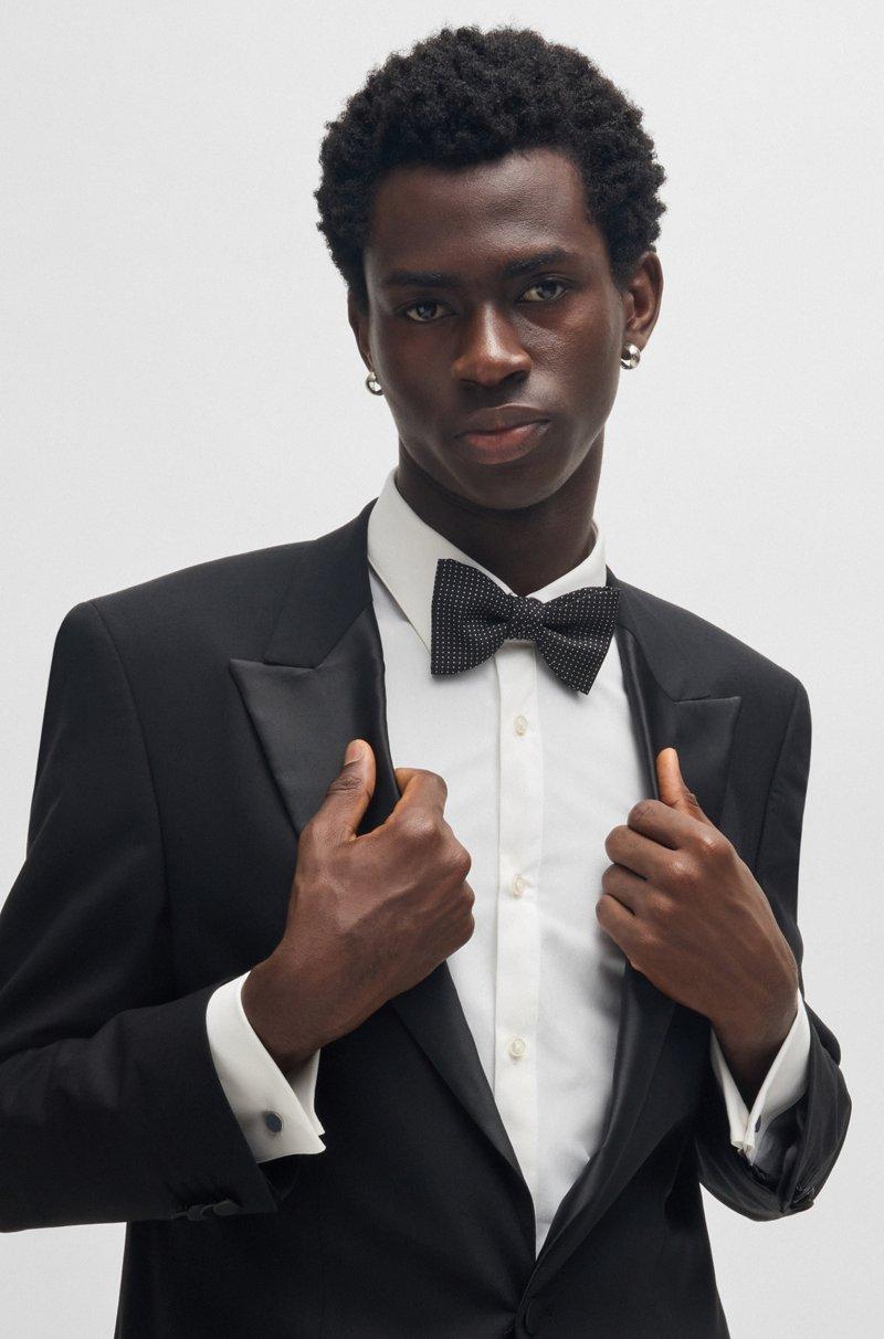 Hugo Boss Gemelos Redondos Con Núcleo De Esmalte Y Logo