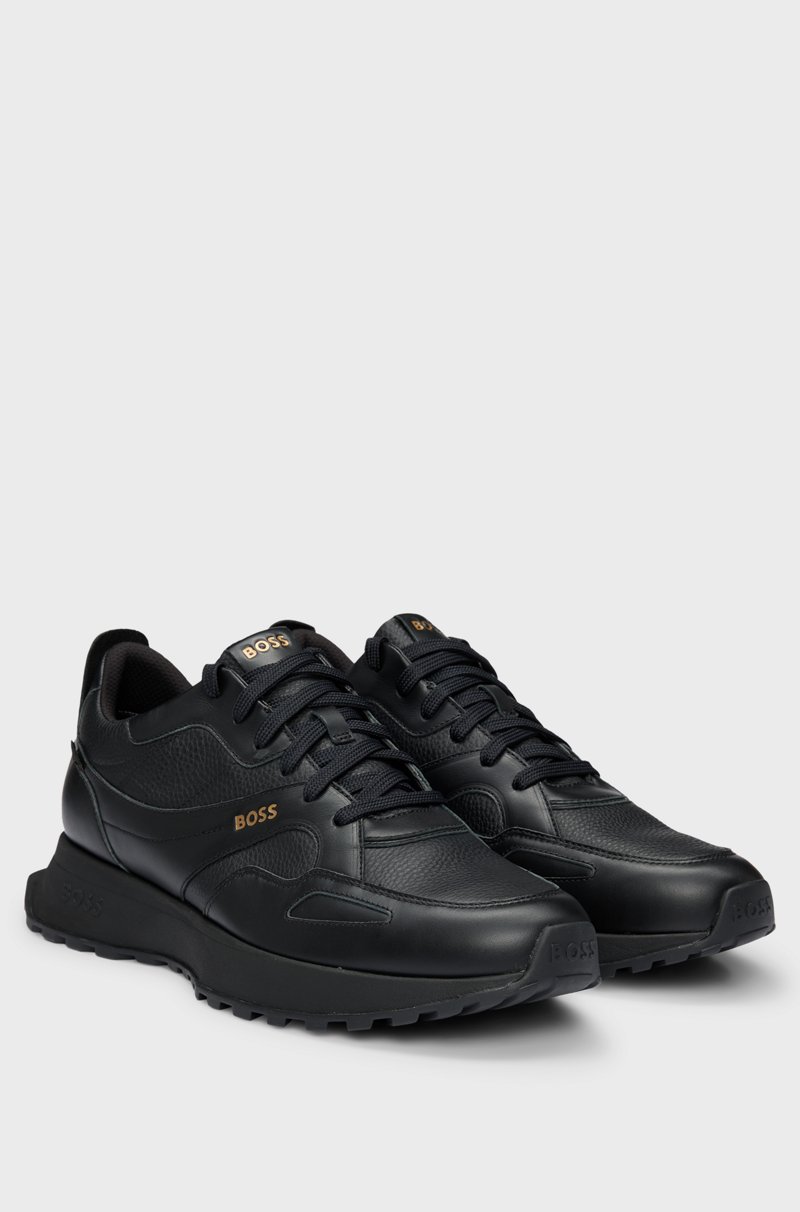 Hugo Boss GORE-TEX Deportivas con cordones impermeables en piel pulida