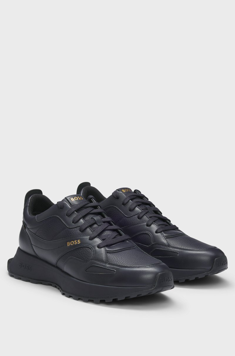 Hugo Boss GORE-TEX Deportivas con cordones impermeables en piel pulida