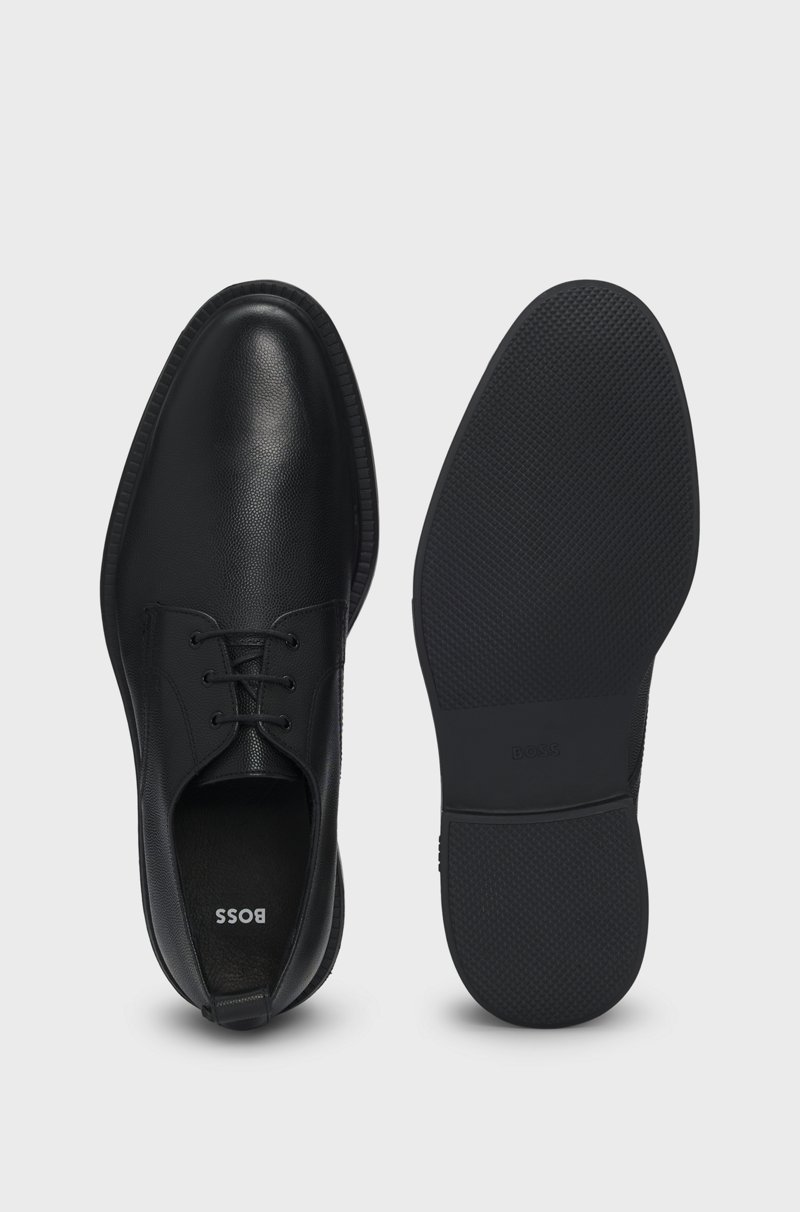 Hugo Boss GORE-TEX Zapatos Derby De Piel Estampada Con Ojales Metalizados