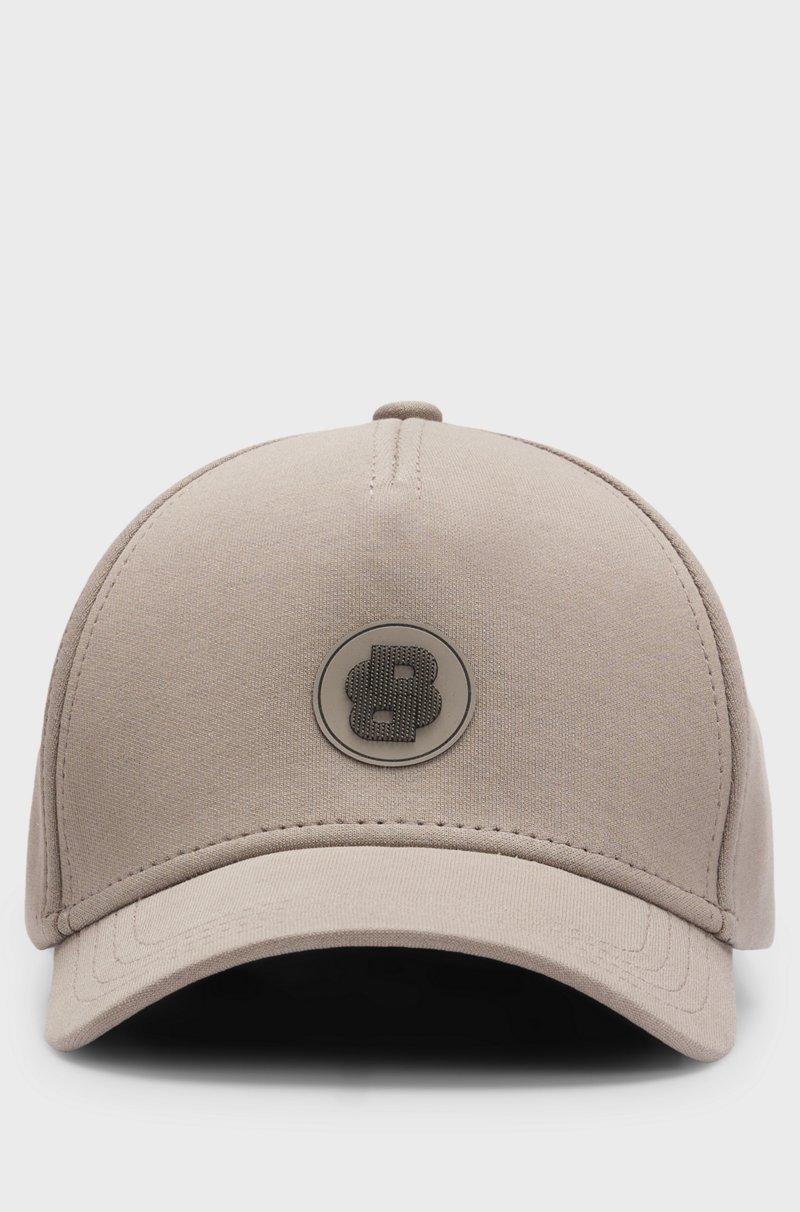 Hugo Boss Gorra De Algodón Con Parche De Monograma Double B