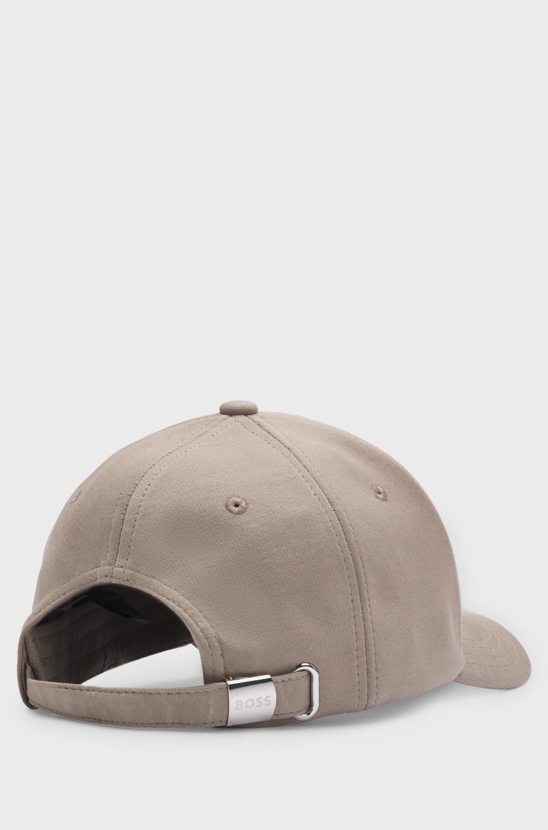 Hugo Boss Gorra De Algodón Con Parche De Monograma Double B