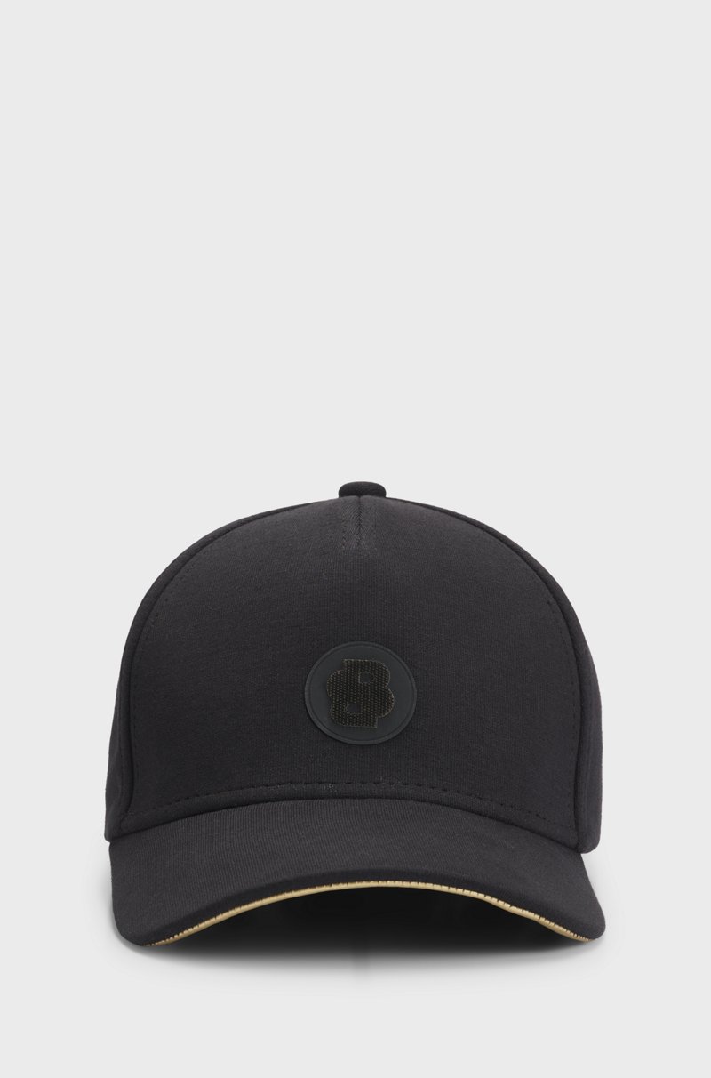 Hugo Boss Gorra De Algodón Con Parche De Monograma Double B
