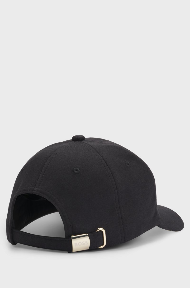 Hugo Boss Gorra De Algodón Con Parche De Monograma Double B
