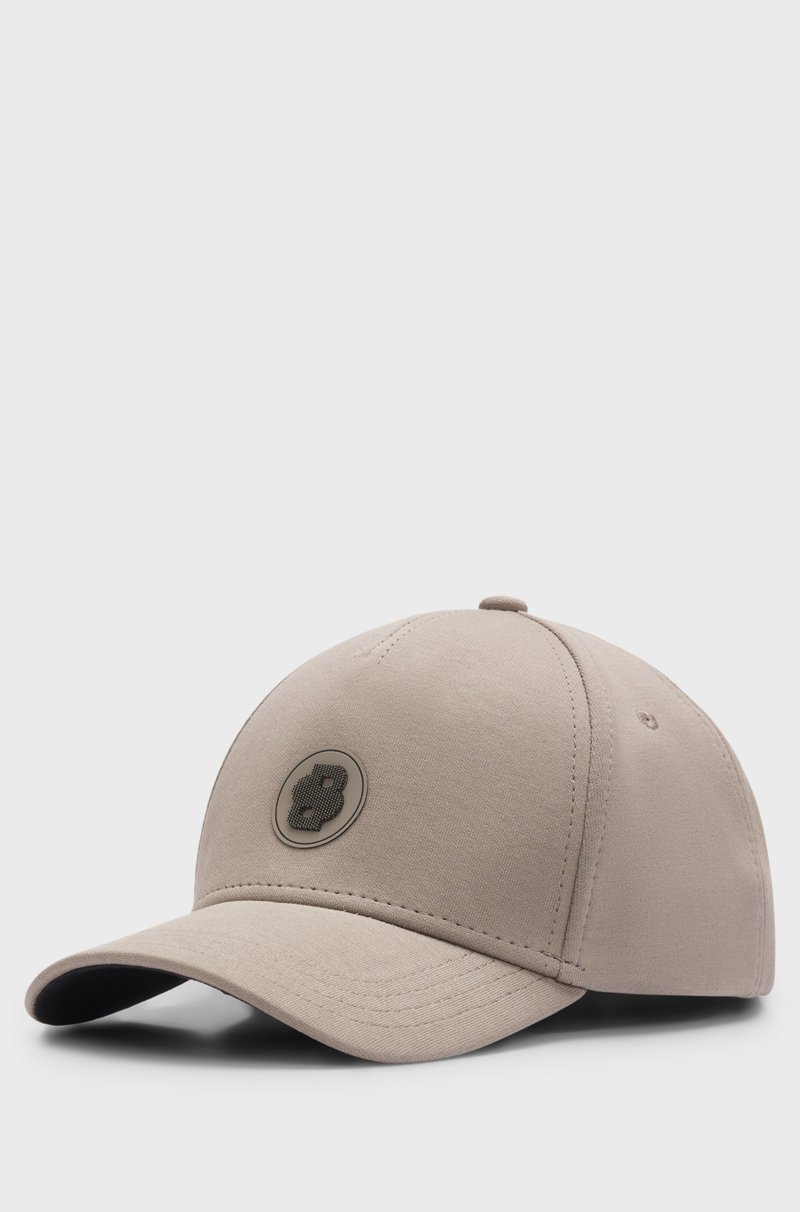 Hugo Boss Gorra De Algodón Con Parche De Monograma Double B