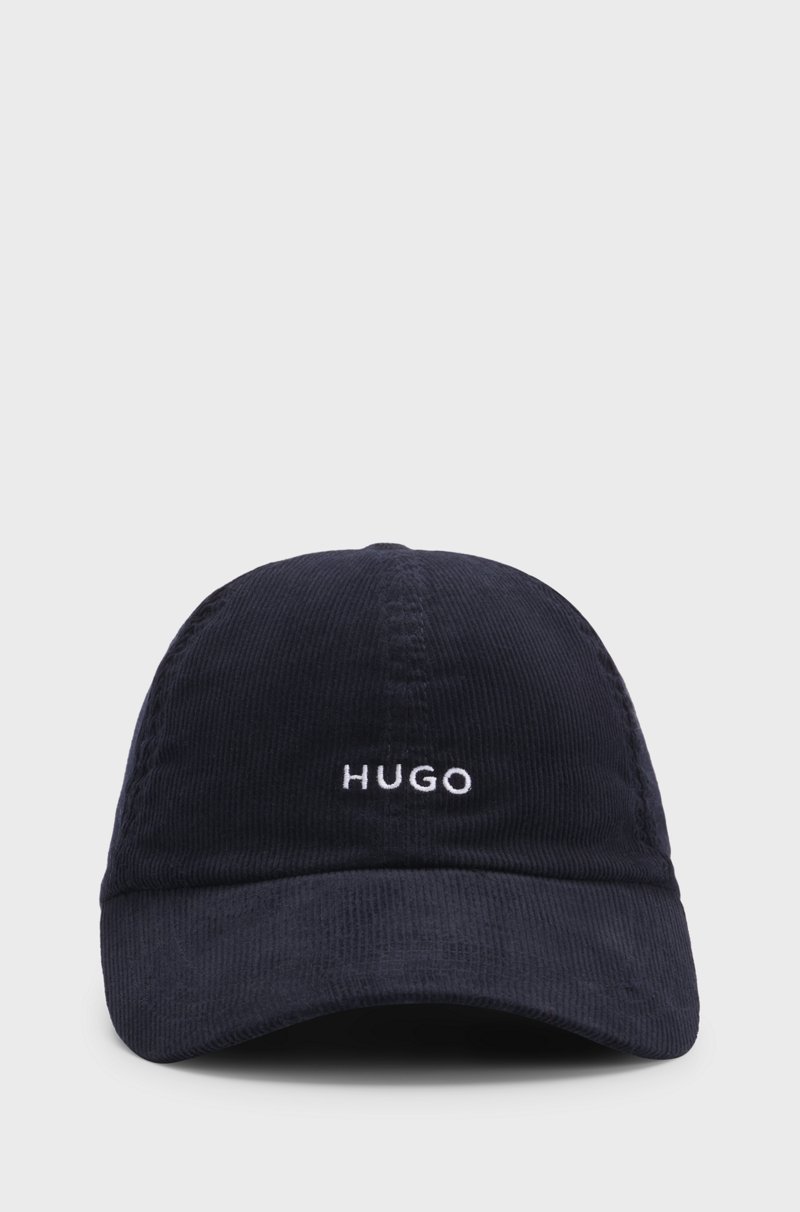Hugo Boss Gorra De Pana De Algodón Con Logo Bordado