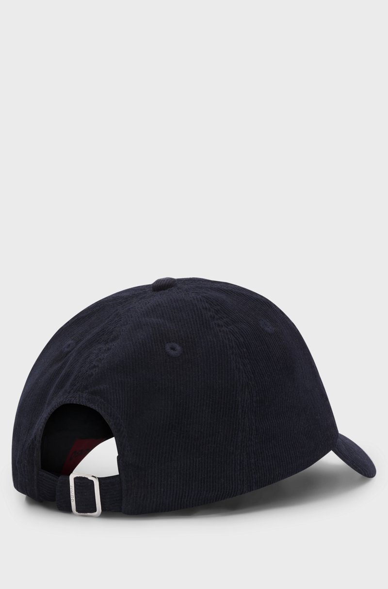Hugo Boss Gorra De Pana De Algodón Con Logo Bordado