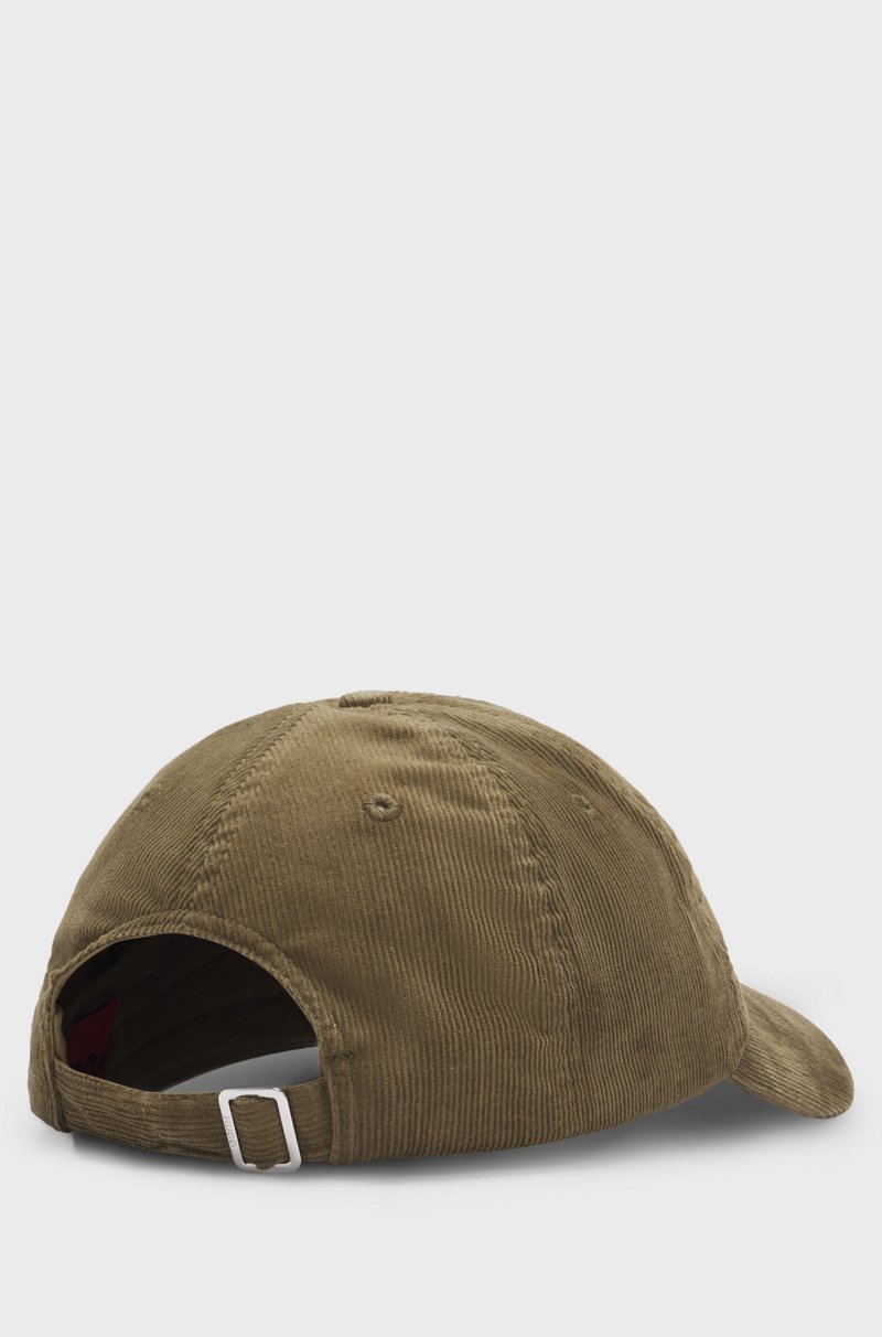 Hugo Boss Gorra De Pana De Algodón Con Logo Bordado