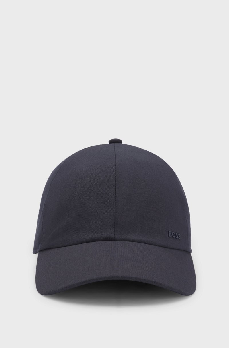 Hugo Boss Gorra De Sarga Aterciopelada Con Logo De Letras