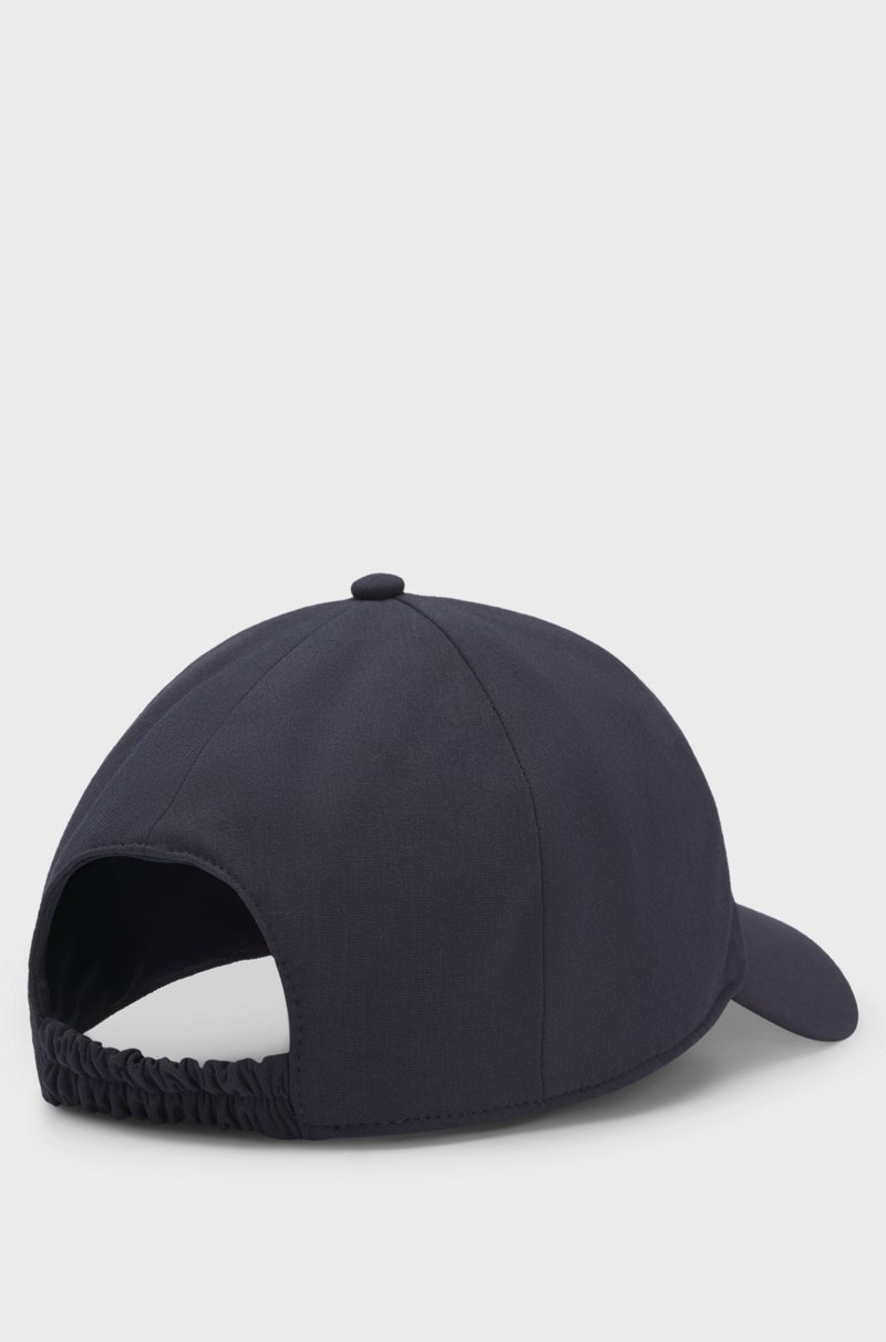 Hugo Boss Gorra De Sarga Aterciopelada Con Logo De Letras