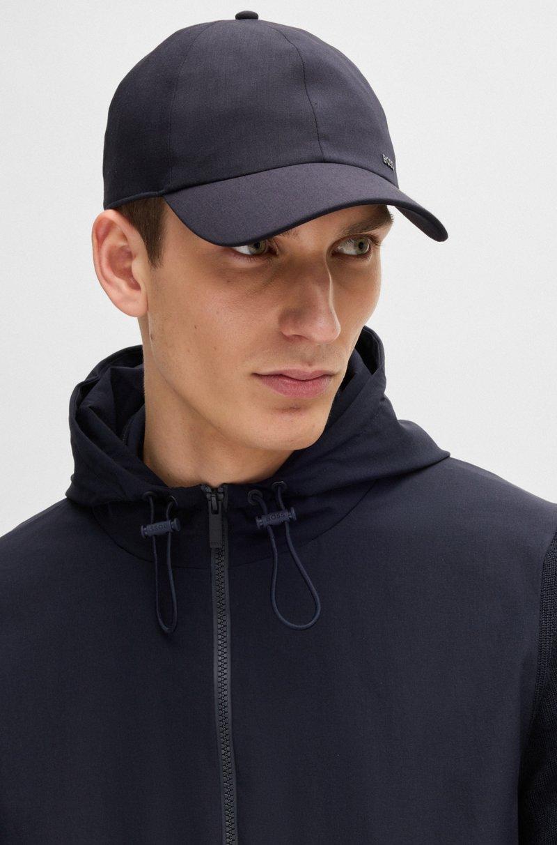 Hugo Boss Gorra De Sarga Aterciopelada Con Logo De Letras
