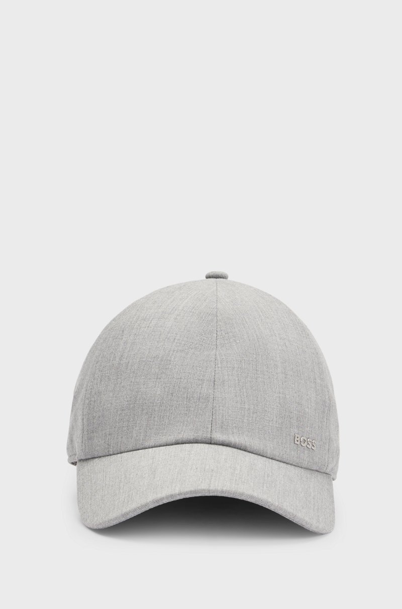 Hugo Boss Gorra De Sarga Aterciopelada Con Logo De Letras