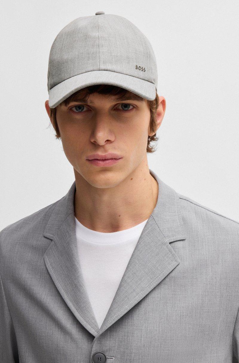 Hugo Boss Gorra De Sarga Aterciopelada Con Logo De Letras