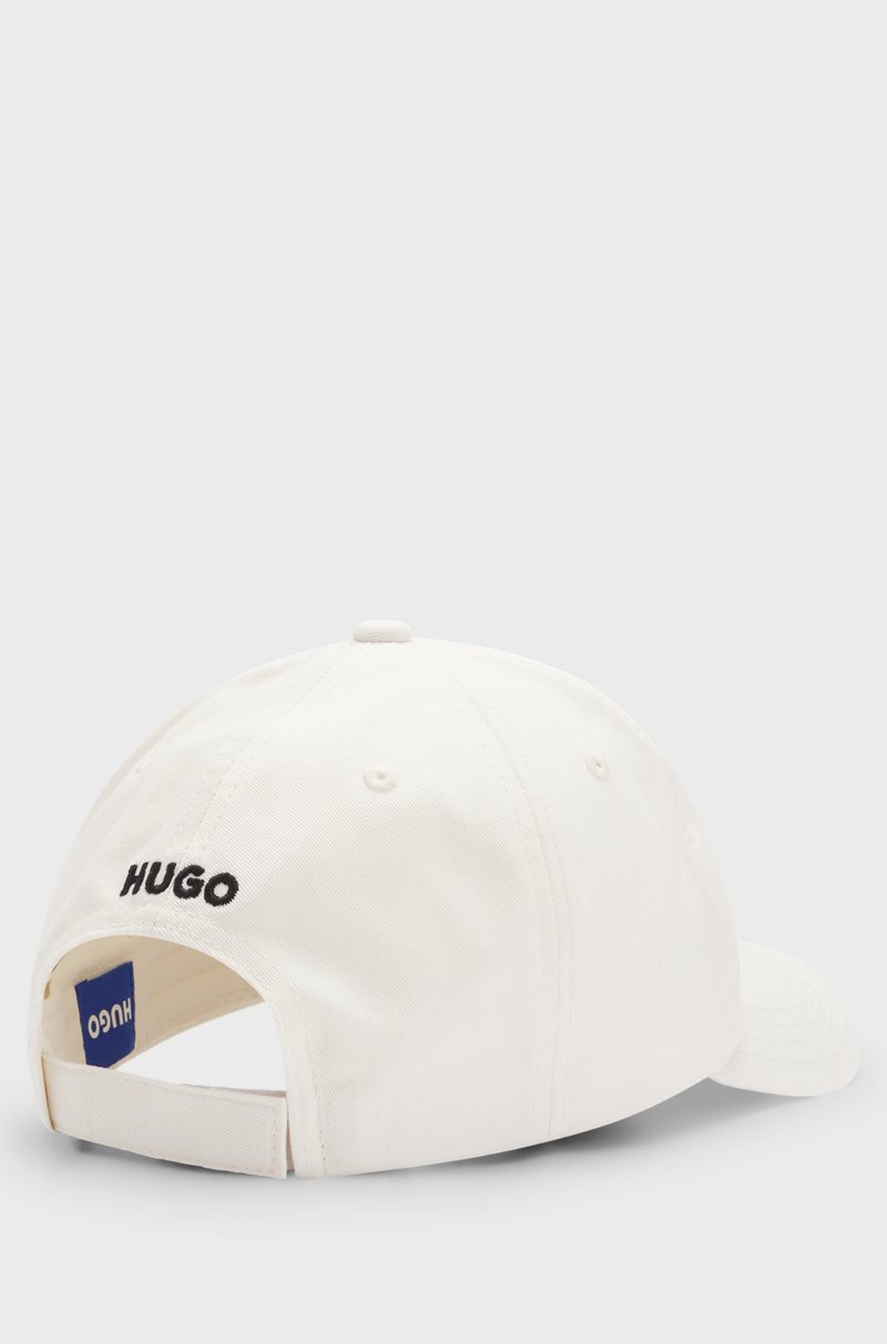 Hugo Boss Gorra De Sarga De Algodón Con Bordado De Animación