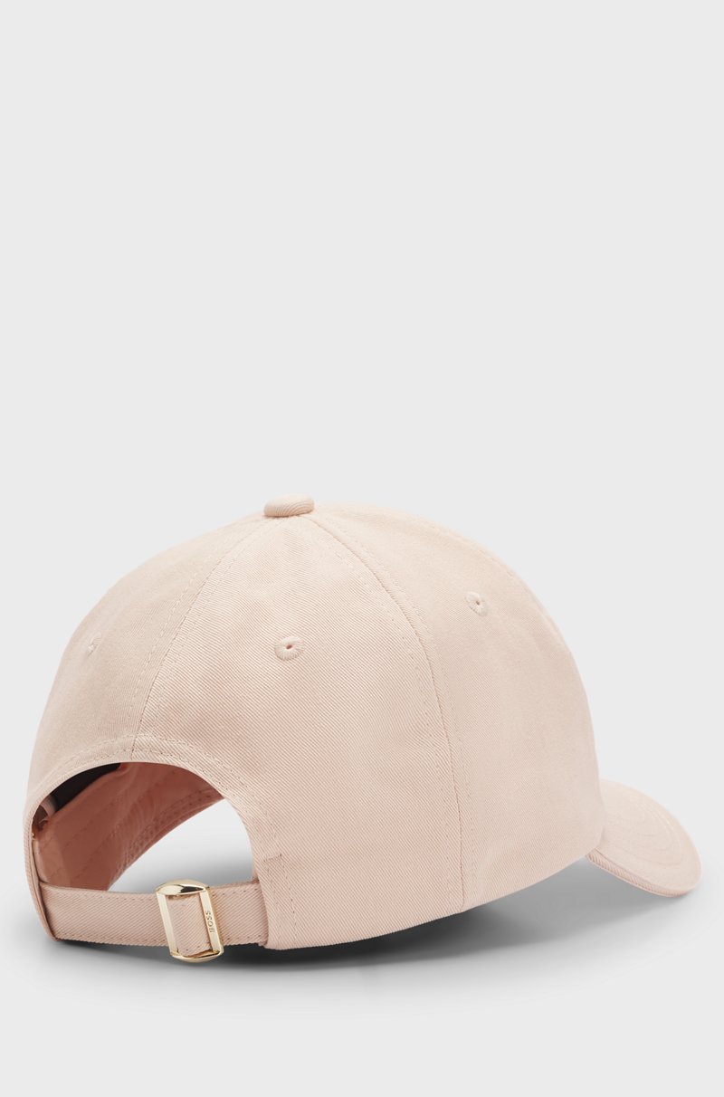 Hugo Boss Gorra De Sarga De Algodón Con Detalle De Logotipo Metálico