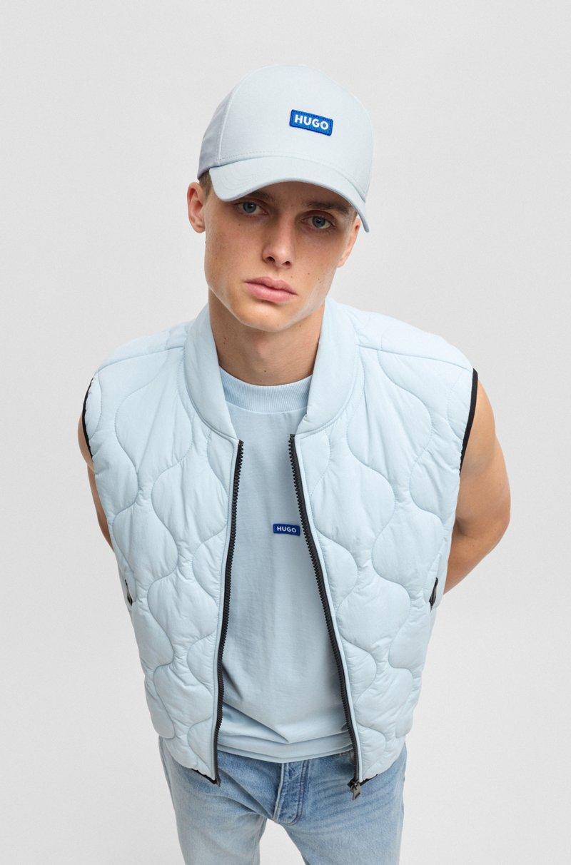 Hugo Boss Gorra De Sarga De Algodón Con Etiqueta De Logo Bordado