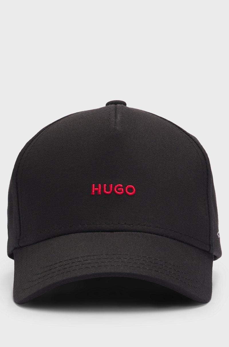 Hugo Boss Gorra De Sarga De Algodón Con Logo Bordado