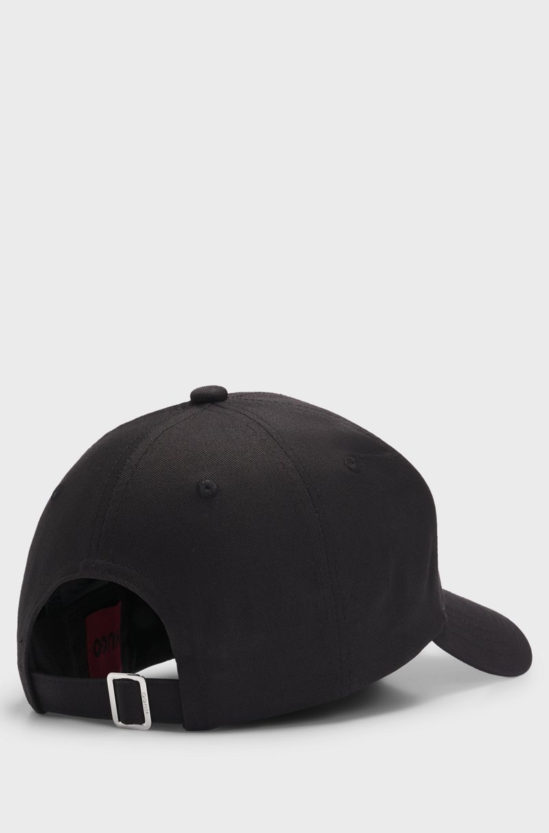 Hugo Boss Gorra De Sarga De Algodón Con Logo Bordado