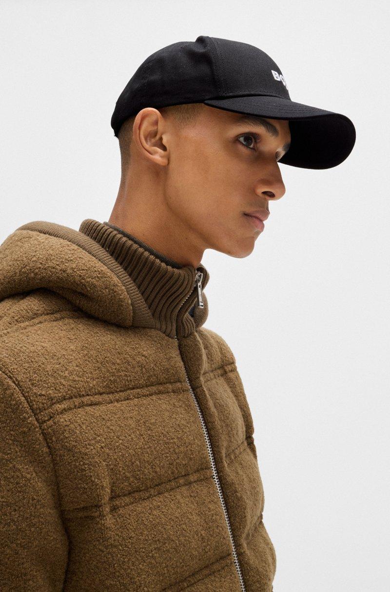 Hugo Boss Gorra De Sarga De Algodón Con Logo Bordado