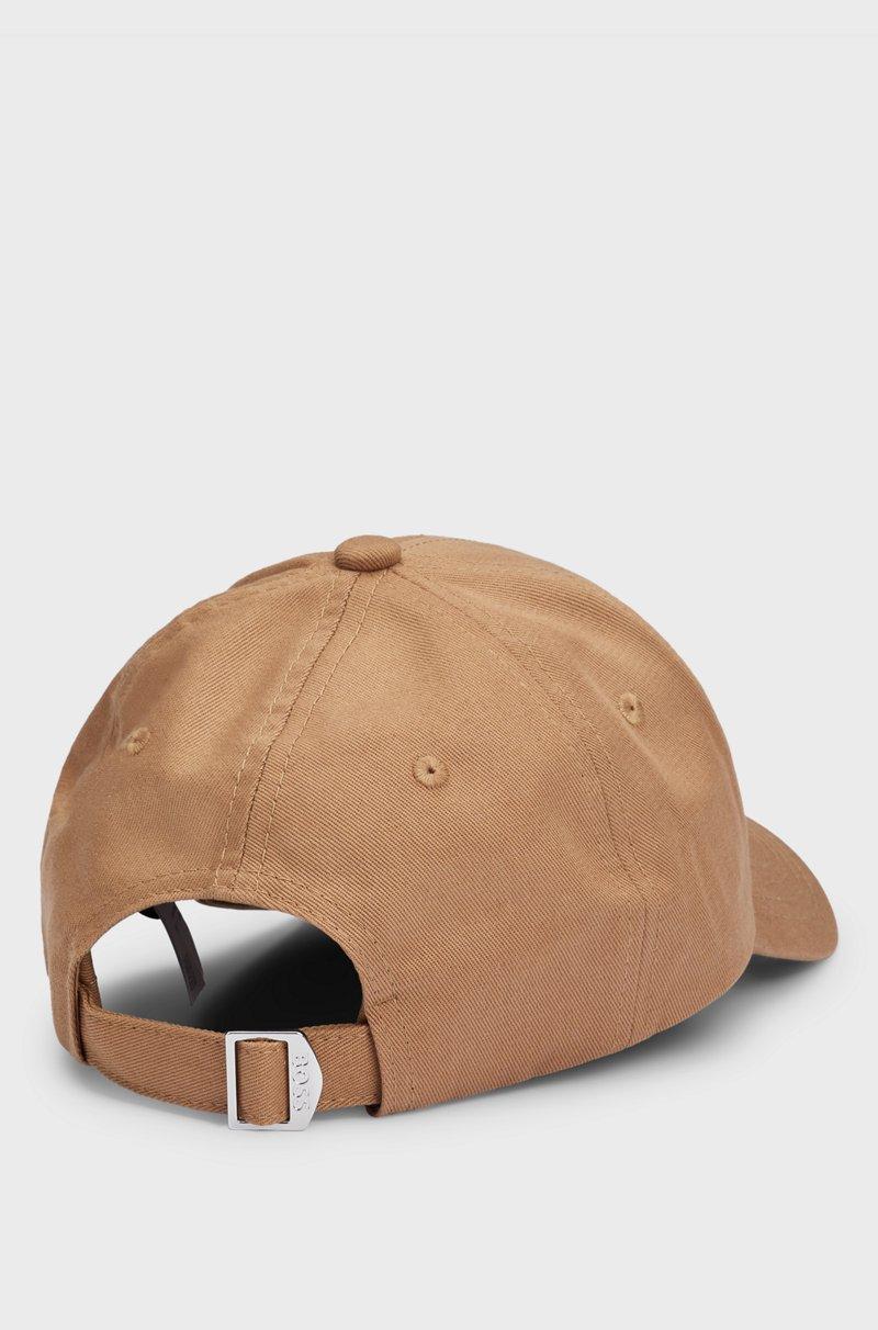 Hugo Boss Gorra De Sarga De Algodón Con Logo Bordado