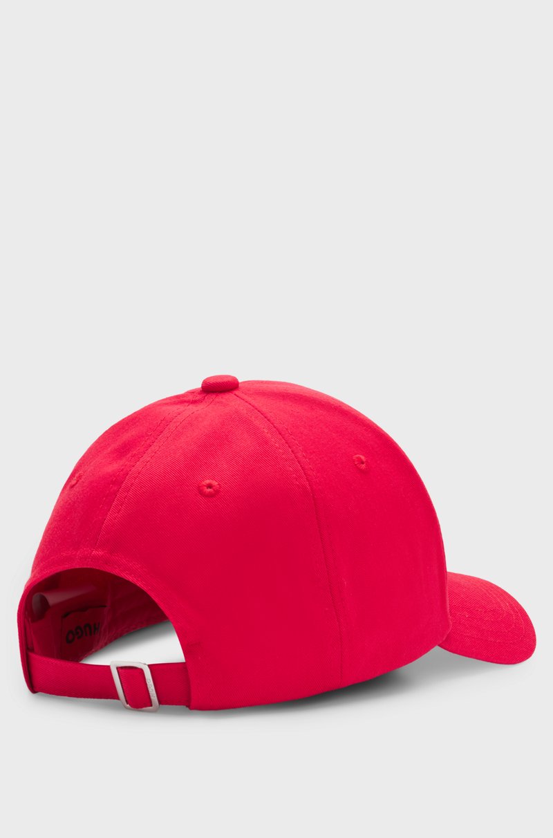 Hugo Boss Gorra De Sarga De Algodón Con Logo Bordado