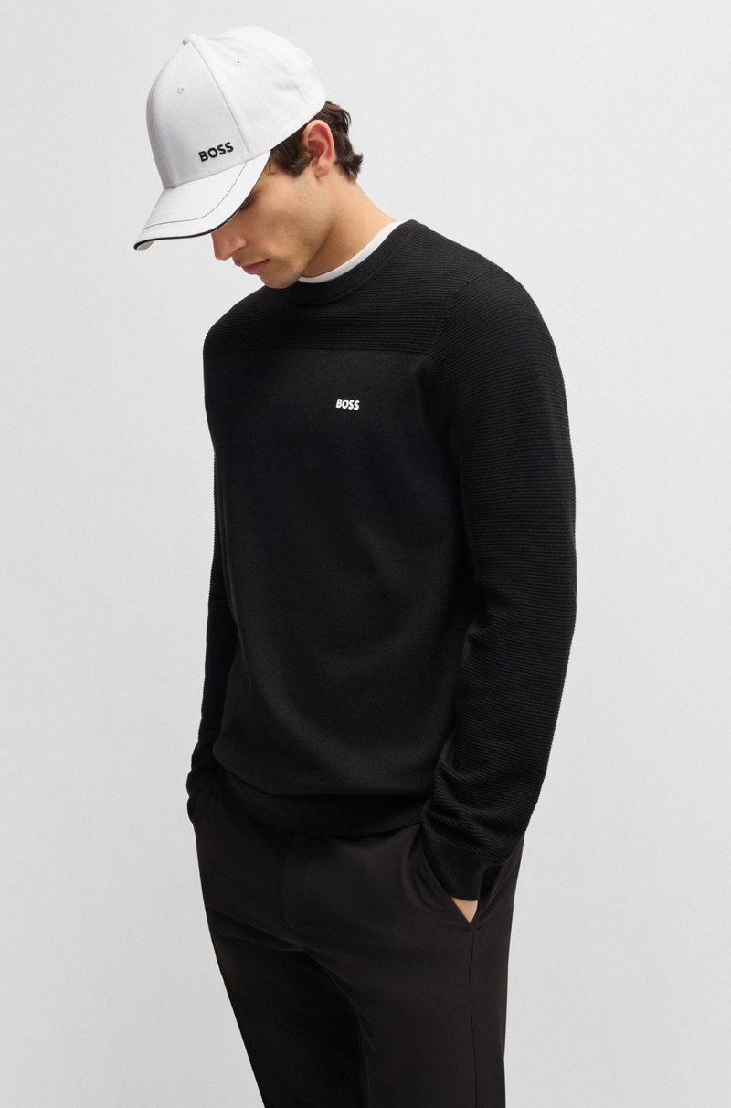 Hugo Boss Gorra De Sarga De Algodón Con Logo Bordado Y Hebilla De Metal