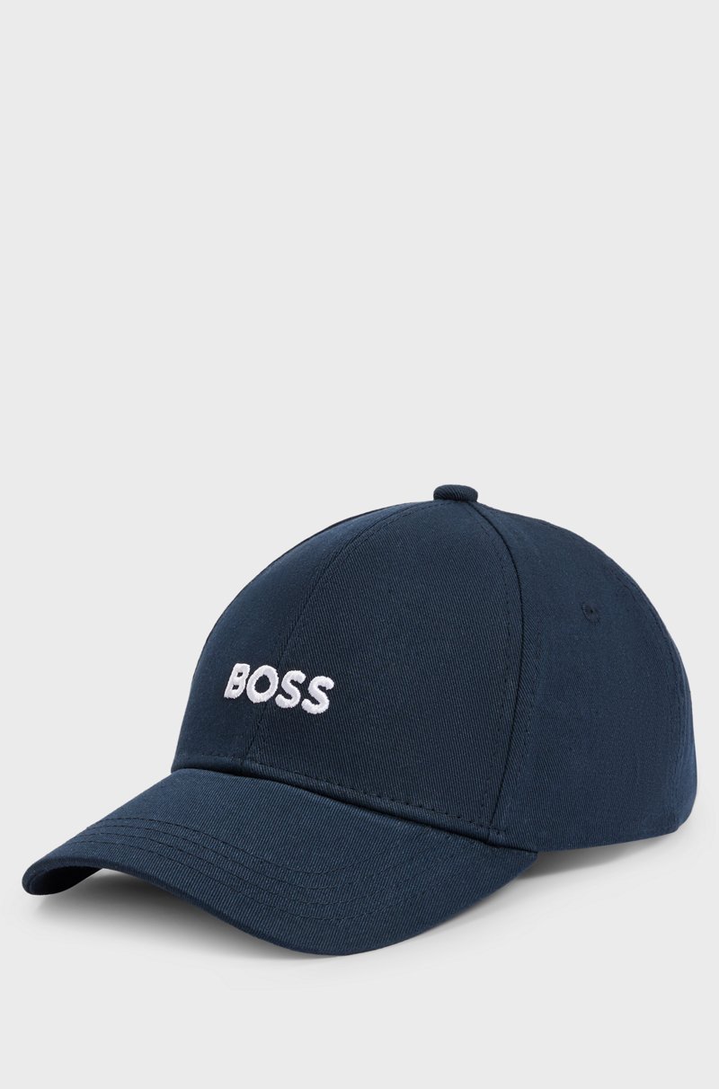 Hugo Boss Gorra de sarga de algodón con logo bordado
