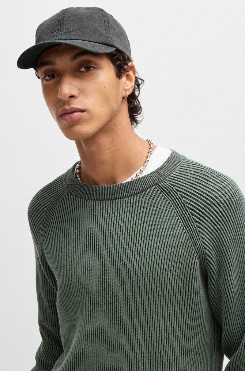 Hugo Boss Gorra De Sarga De Algodón De Seis Paneles Con Logo Bordado