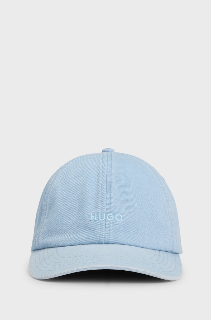 Hugo Boss Gorra De Sarga De Algodón De Seis Paneles Con Logo Bordado